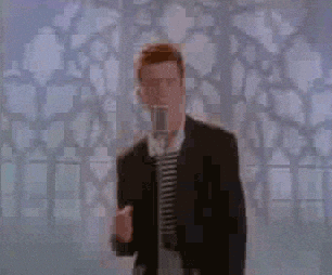 Rick Astley dancing